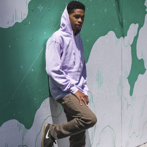 Midweight Hooded Pullover Sweatshirt - No Minimums Thumbnail